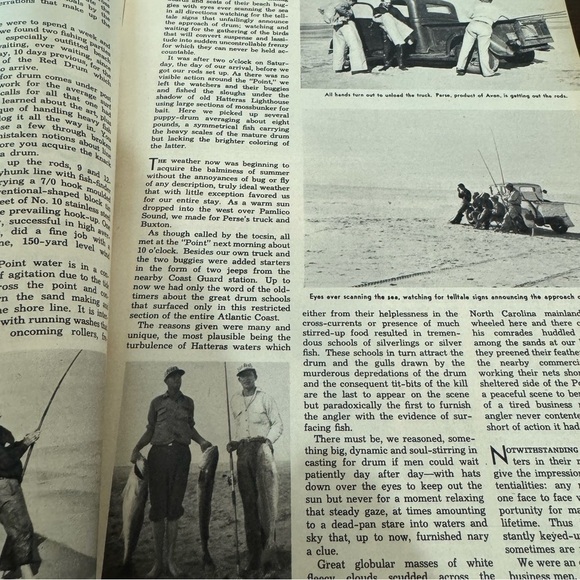 July 1943 Sports Afield Magazine Cover Art By Walter Haskell Hinton Fishing WWII - Picture 12 of 14